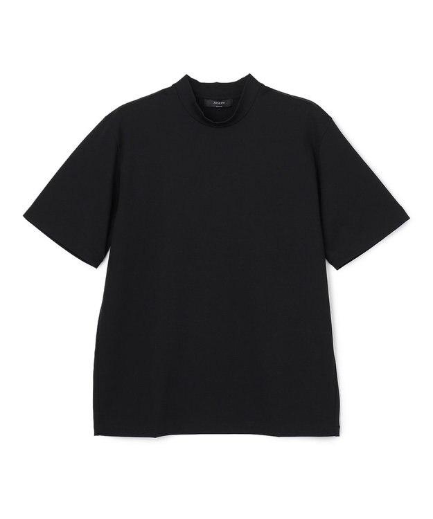 JOSEPH HOMME 新色追加【機能素材】ハイゲージベアスムース　モックネックＴシャツ ブラック系