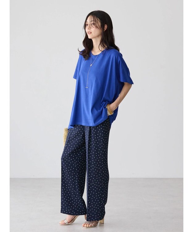 AMERICAN HOLIC 抜け衿カットプルオーバー Blue