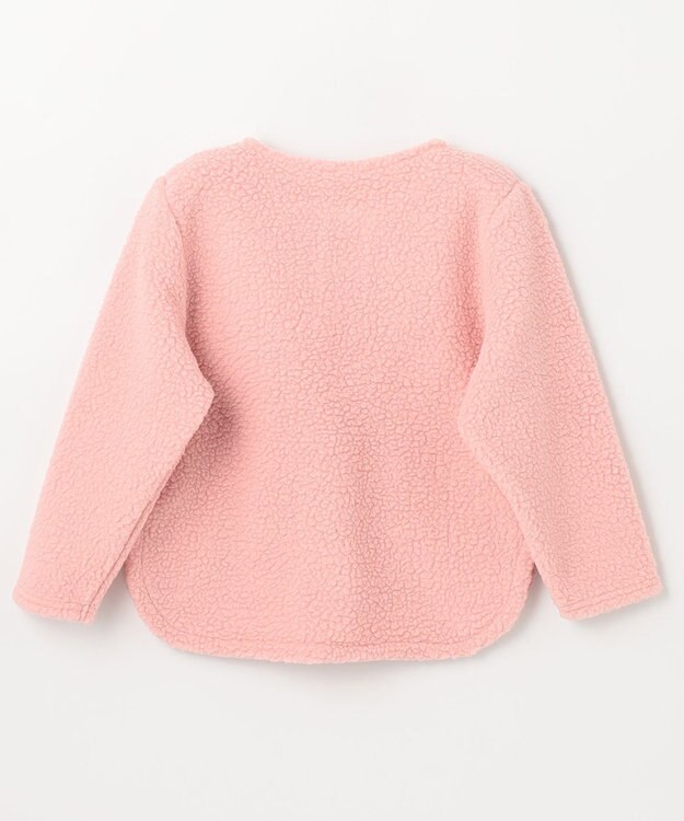 ANY KIDS もこもこボアジャケット ピンク系