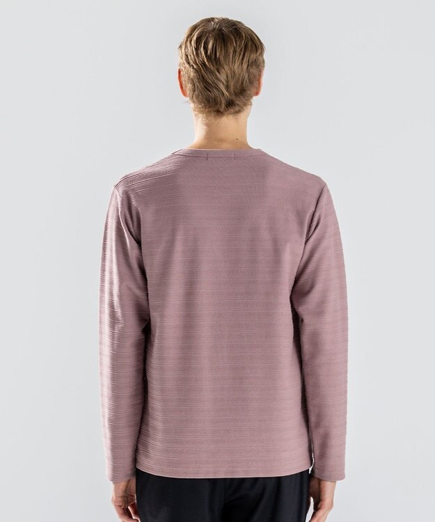 JOSEPH HOMME 【新色追加】メランジリップル　クルーネックカットソー ピンク系