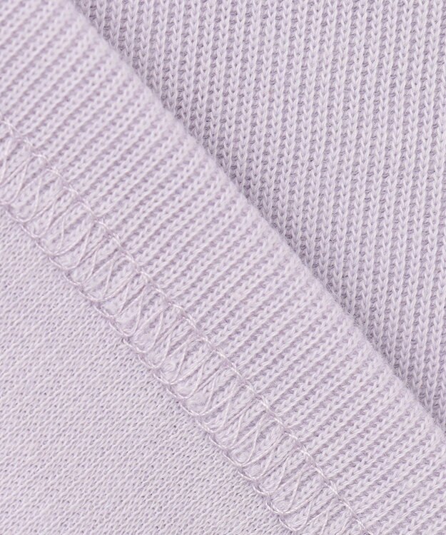 ANY KIDS スナップボタン リボン カーディガン ラベンダー