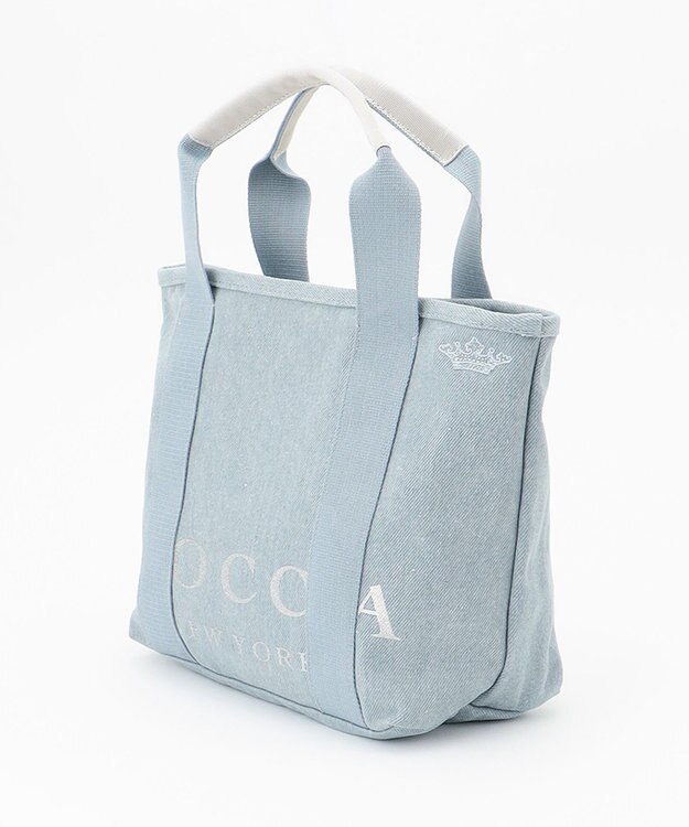 TOCCA 【WEB＆一部店舗限定】BIG TOCCA DENIM TOTE トートバッグ サックスブルー系