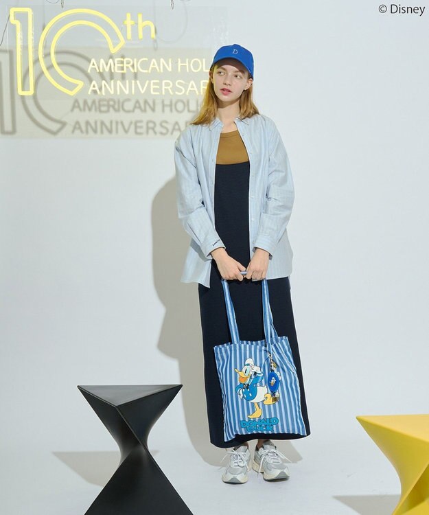 AMERICAN HOLIC 【Mickey&Friends】ボタンダウンシャツ Blue