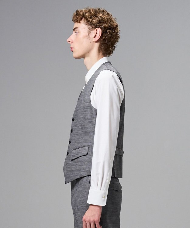 JOSEPH HOMME スプリングウールジャージー   ジレ ライトグレー系