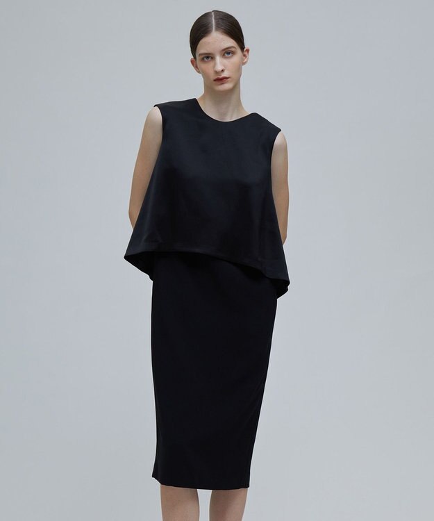 BEIGE， SARAH / ノースリーブドレス Black