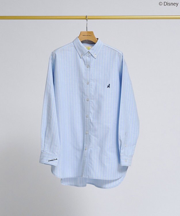 AMERICAN HOLIC 【Mickey&Friends】ボタンダウンシャツ Blue