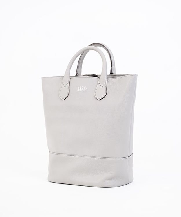 YUSHI EPICE-2WAY BAKETSU SHOULDER ハンドバッグ ショルダーバッグ 2WAY ライトグレー