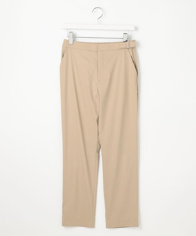 J.PRESS LADIES L 【セットアップ対応・洗える】セルロースリネンストレッチ テーパード パンツ ベージュ系