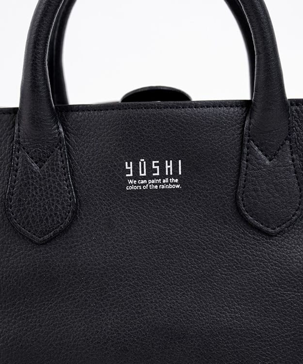 YUSHI EPICE-2WAY BAKETSU SHOULDER ハンドバッグ ショルダーバッグ 2WAY ブラック