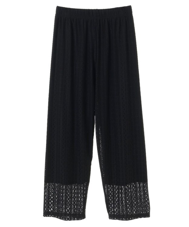 Green Parks レースパンツ Black