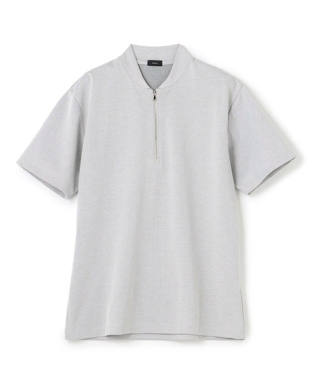 JOSEPH HOMME スビンギザカノコ　ハーフジップ ライトグレー系