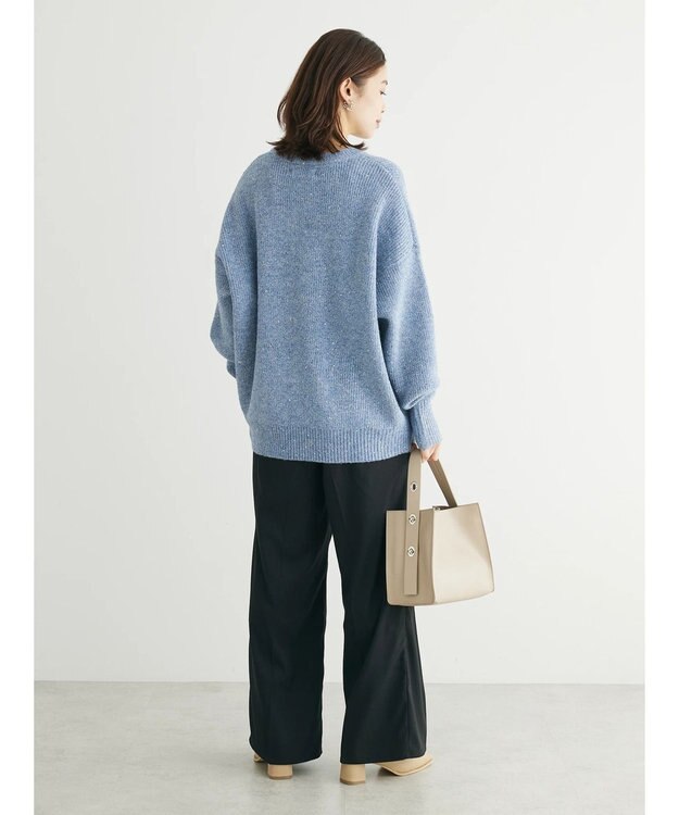 Green Parks ・Ｐｅｔｉｔ　Ｆｌｅｕｒ　ラメ＆スパンコールニット Blue