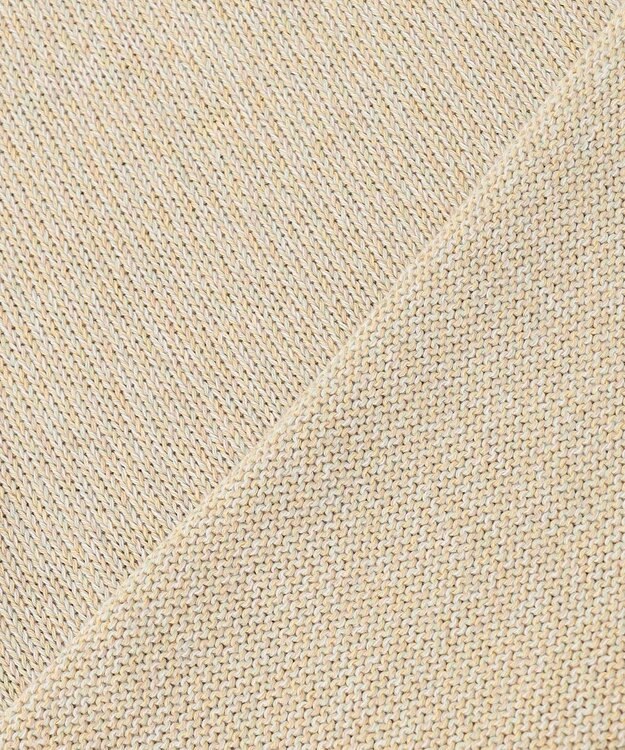 J.PRESS LADIES 【洗える】GIMA COTTON プルオーバー ニット ライトグリーン系