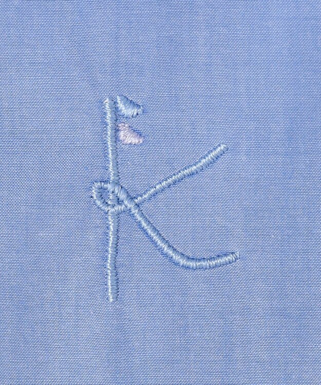 組曲 KIDS 【110-140㎝】シャンブレー ワンピース サックスブルー系