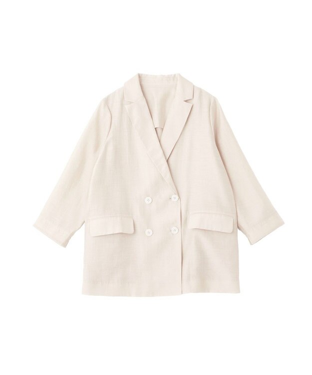 YECCA VECCA シアーテーラードジャケット Ivory