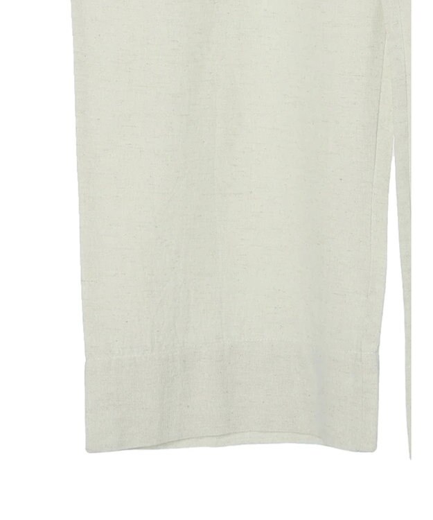 Green Parks インド 綿麻フロントタックパンツ Natural