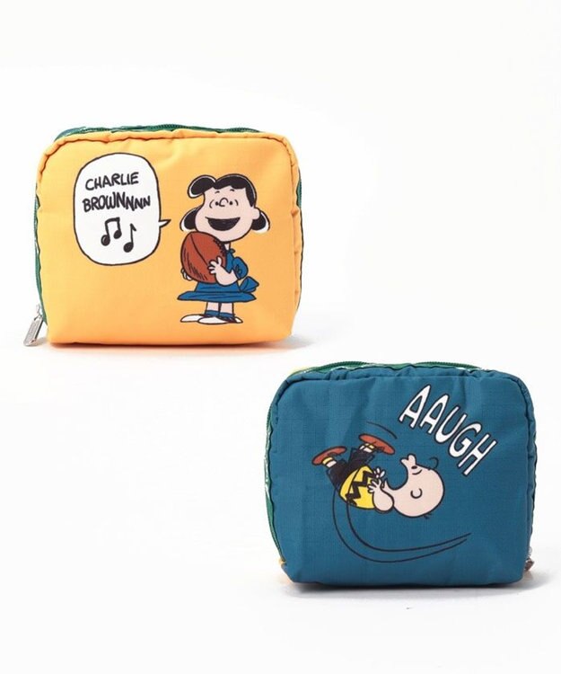 LeSportsac SQUARE COSMETIC/チャーリーブラウン＆ルーシーコスメティック チャーリーブラウン＆ルーシーコスメティック