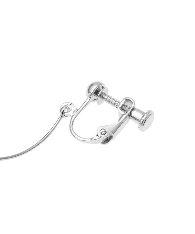 AMERICAN HOLIC フラワービーズイヤリング Silver