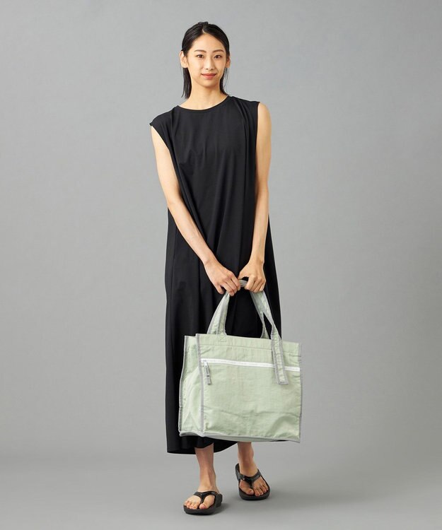 Chacott Chacott BALANCE EasyCare+ タックワンピース ブラック