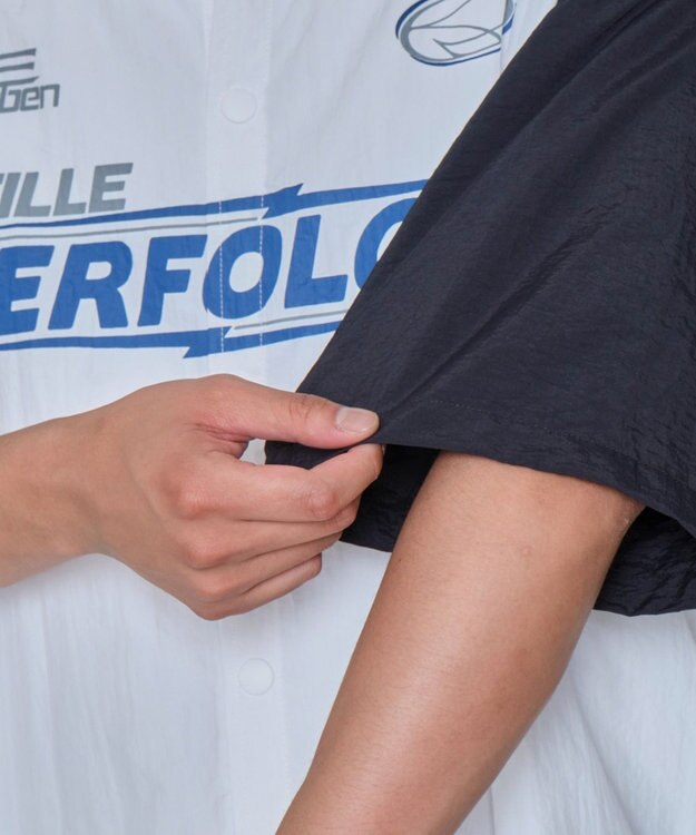 WEGO 【ユニセックス着用ITEM】ラグラングラフィックシャツ（SS） ブラックその他