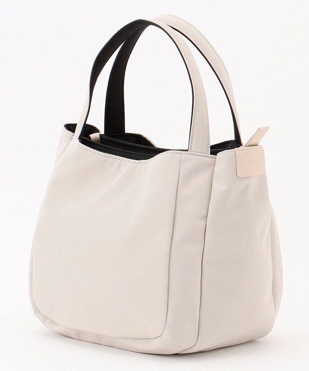 Y'SACCS 【ムック本掲載】ナイロンボンディングトート　Sサイズ アイボリー