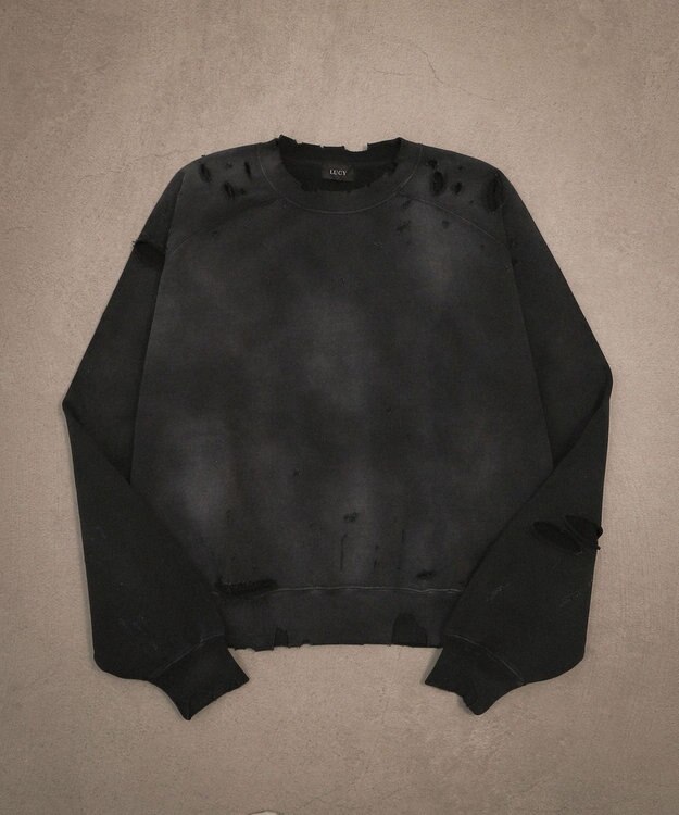 WEGO ショートダメージプルオーバー ブラックその他