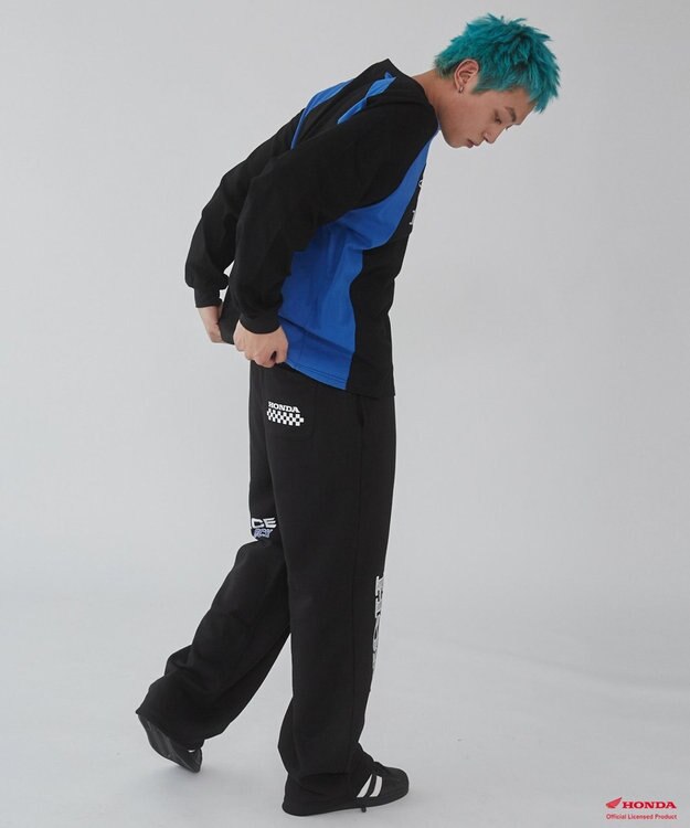 WEGO 別注Hondaグラフィックスウェットパンツ ブラック