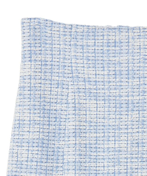 earth music&ecology カットソーツイードマーメイドスカート Blue