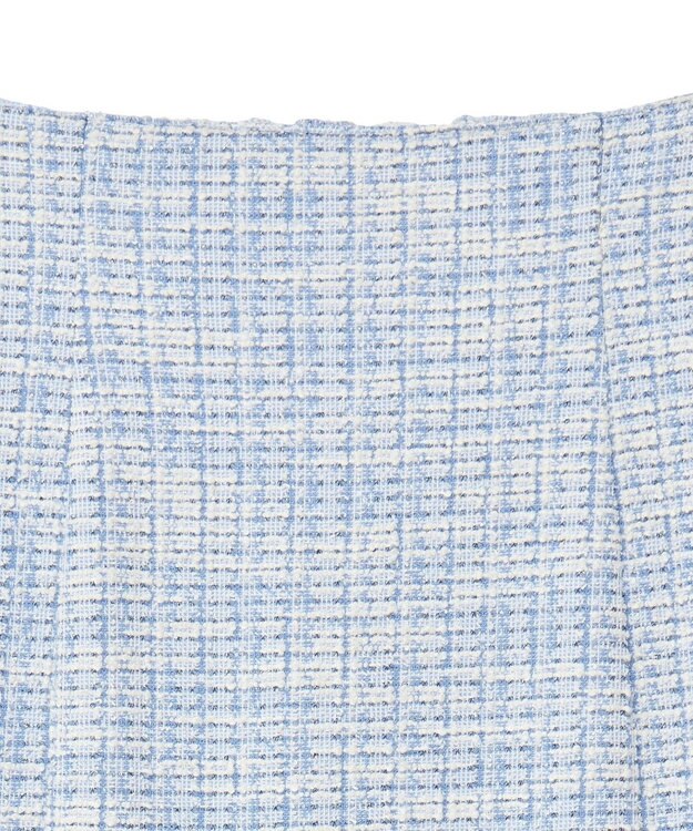 earth music&ecology カットソーツイードマーメイドスカート Blue