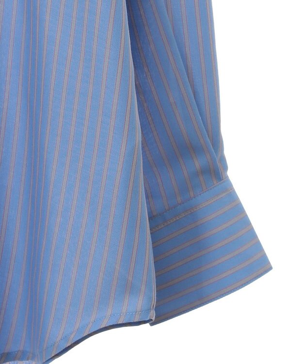 Green Parks ストライプライトシャツ Blue