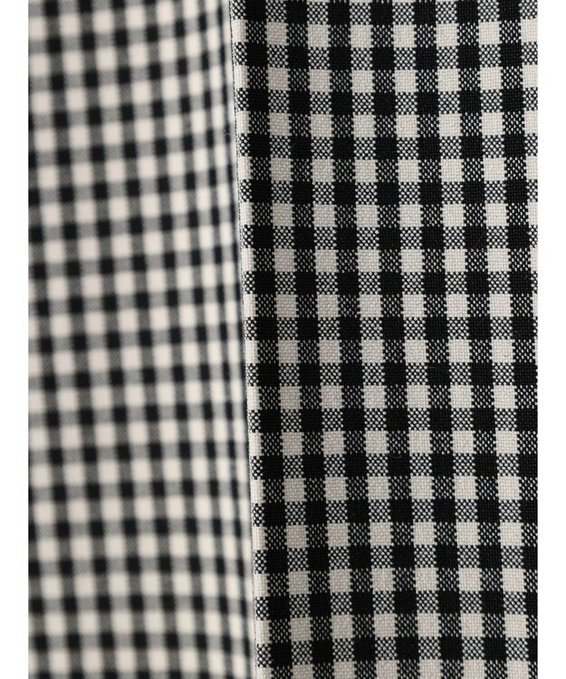 earth music&ecology Ｔ／Ｒストレートパンツ Gingham Check