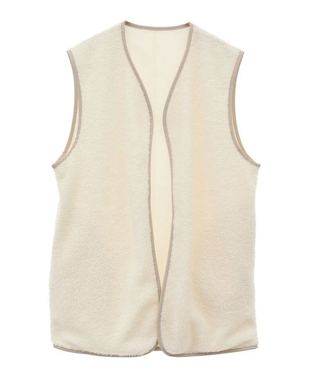 Green Parks ＢＰ　パイピングライトボアベスト Off White