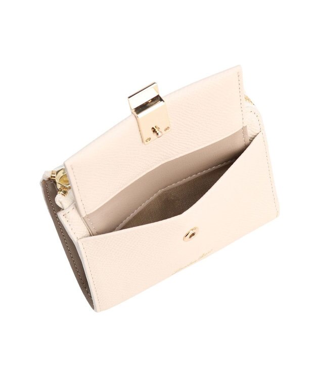 ACE BAGS & LUGGAGE 【新色登場】 Jewelna Rose ブリヨン 本革 二つ折り財布 15142 オフホワイト