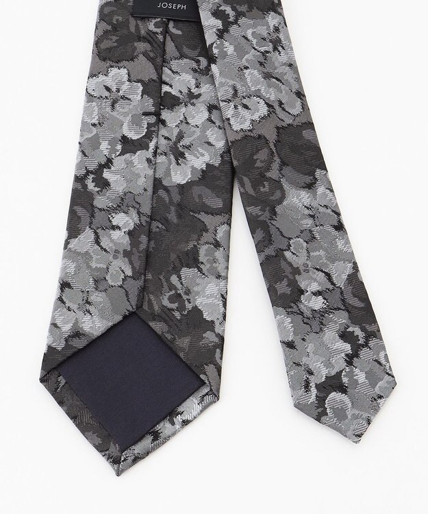 JOSEPH HOMME ペインティングフラワー　ネクタイ グレー系7