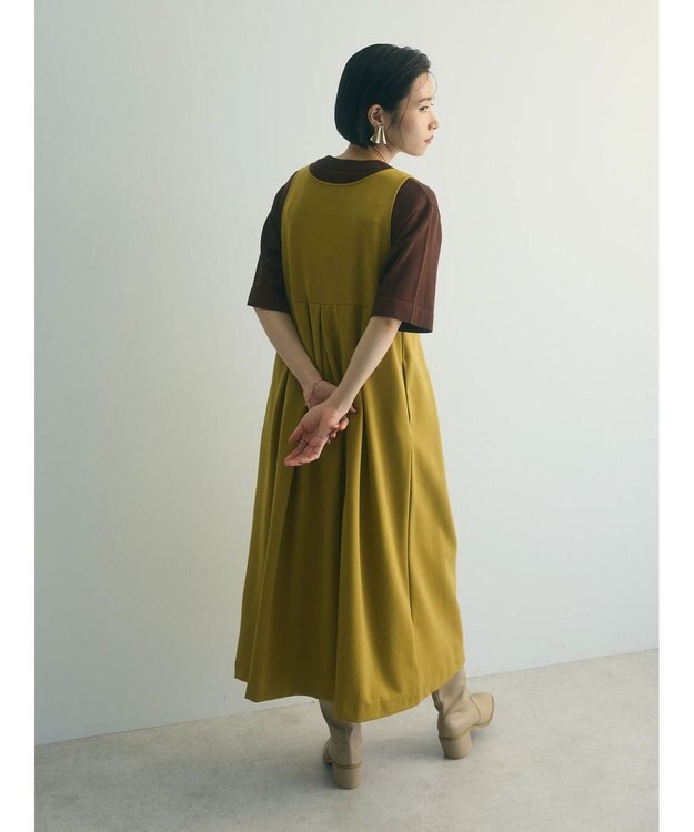 Green Parks armonia.前後２ｗａｙポンチジャンスカ Mustard