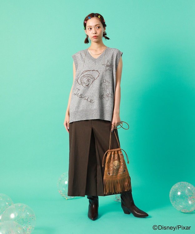 Green Parks ＴＯＹ　ＳＴＯＲＹ　／　フリンジポシェット Brown