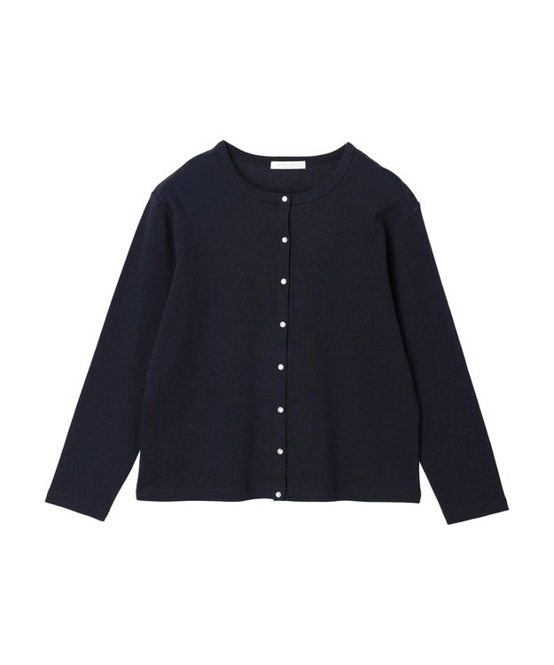 Green Parks リブカットカーディガン Dark Navy