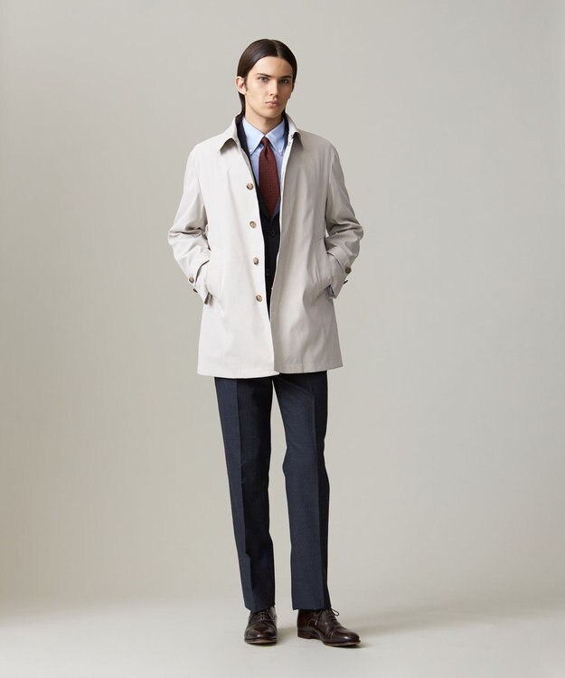 J.PRESS MEN 【デタッチャブル】スタンドフォールシートコート / ダウンライナー アイボリー系