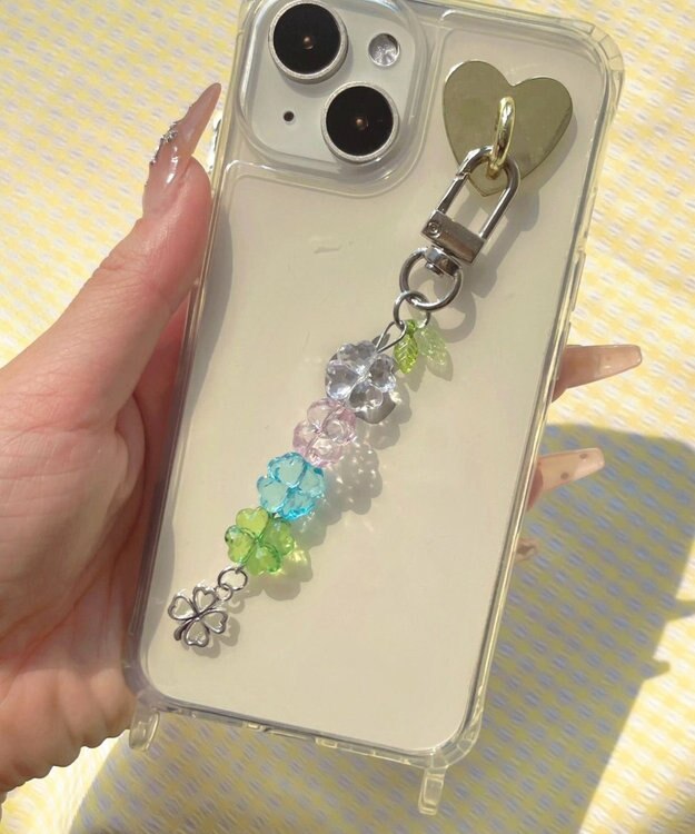 WEGO クローバービーズキーホルダー 柄4