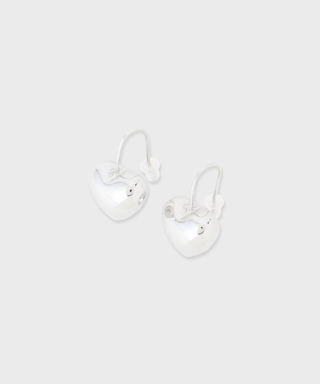 GRACE CONTINENTAL モチーフハートピアス シルバー