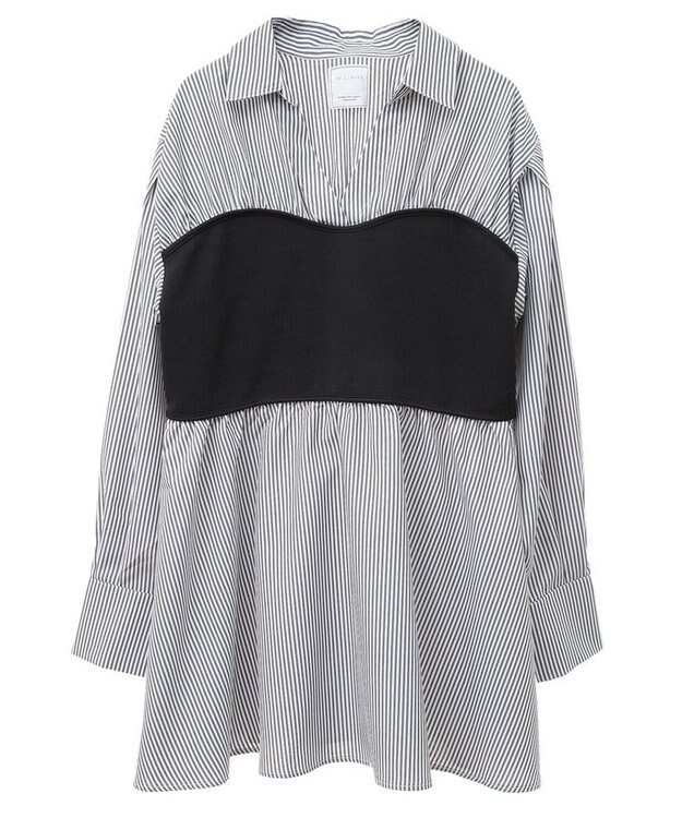 Green Parks ビスチェドッキングチュニックⅡ Black