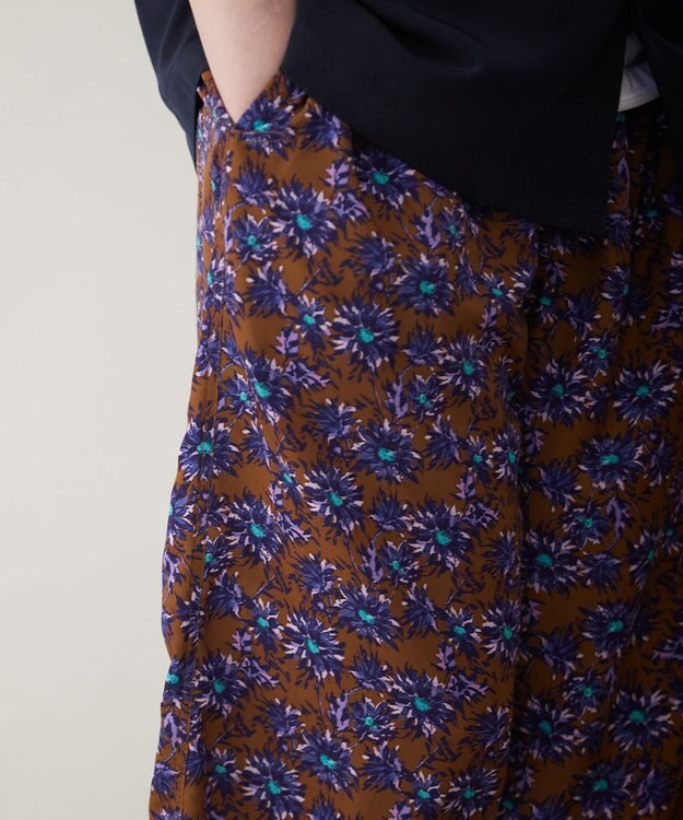 UNFILO MENS TORO TORO イージー ワイドパンツ [24年春夏商品] 花柄青
