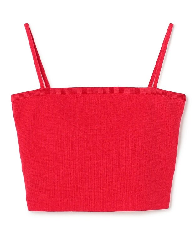 uncrave スムースニット カップ付きバンドゥ スカーレット