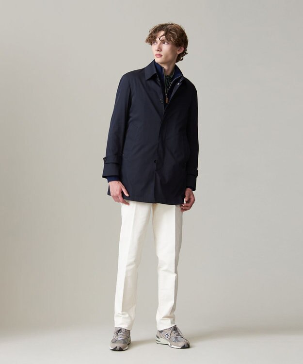 J.PRESS MEN 【デタッチャブル】スタンドフォールシートコート / ダウンライナー ネイビー系