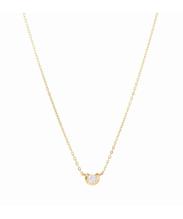 blancotokyo 【金属アレルギー対応】ジルコニアネックレス FORTUNA ゴールド