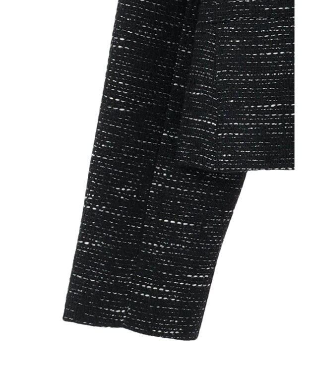 Green Parks ｅｆ－ｄｅ　ツィード調ノーカラージャケット Navy