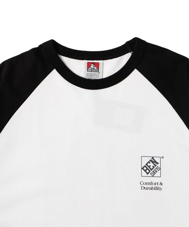 WEGO 【ユニセックス着用ITEM】別注ベンデイビスラグランT ブラック