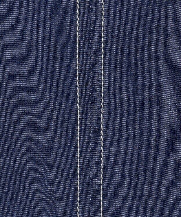 J.PRESS YORK STREET 【WOMEN】ライトダンガリー デニムワンピース ネイビー系