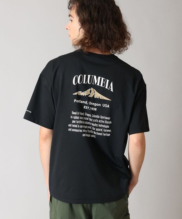 Columbia Columbia/ コールドベイダッシュショートスリーブTシャツ /コロンビア Black Back Print