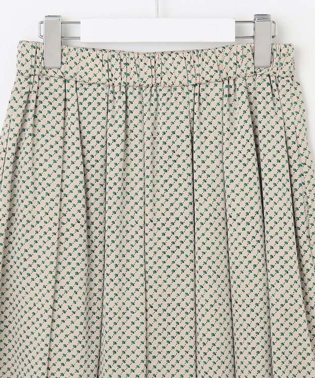 自由区 【セットアップ対応・洗える】サテンアムンゼン スカート サンドベージュ系